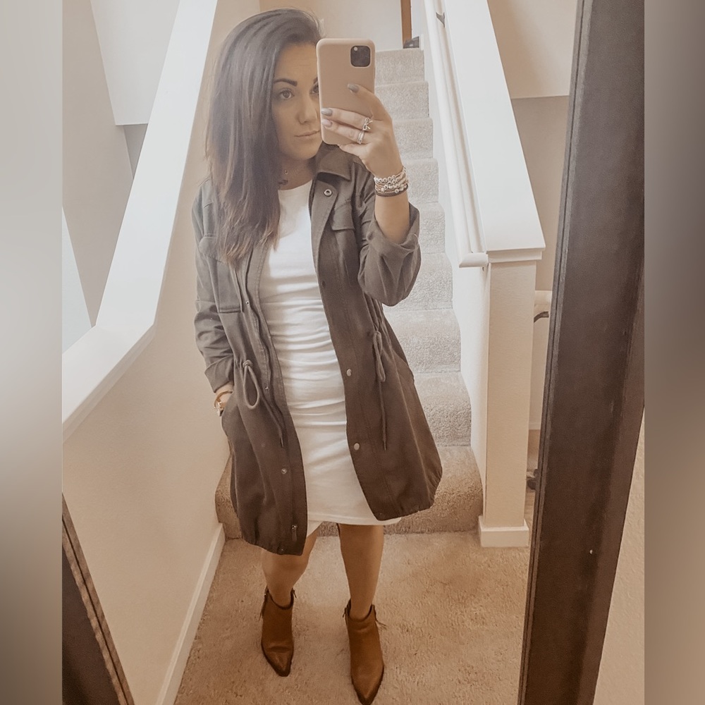 BP. Twill Utility Jacket Nordstrom Olive Size Small